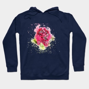 Rose whatercolor Hoodie